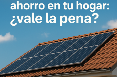 Paneles solares y ahorro en tu hogar: ¿vale la pena?